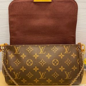 Louis Vuitton, Bags, Louis Vuitton Favorite Mm Monogram Chain Clutch  Crossbody Du423